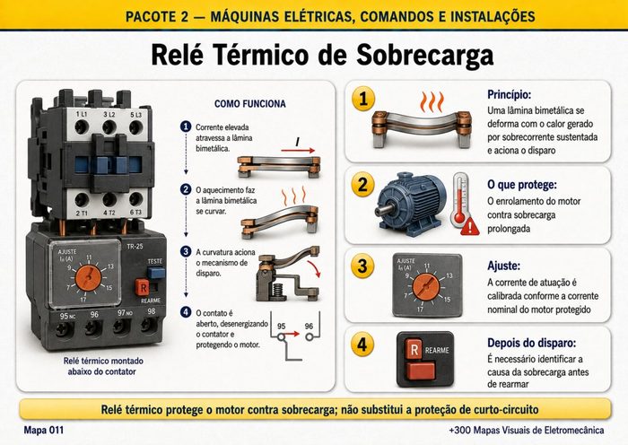 Mapa 011: Relé Térmico de Sobrecarga