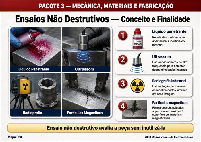 Mapa 020: Ensaios Não Destrutivos — Conceito e Finalidade
